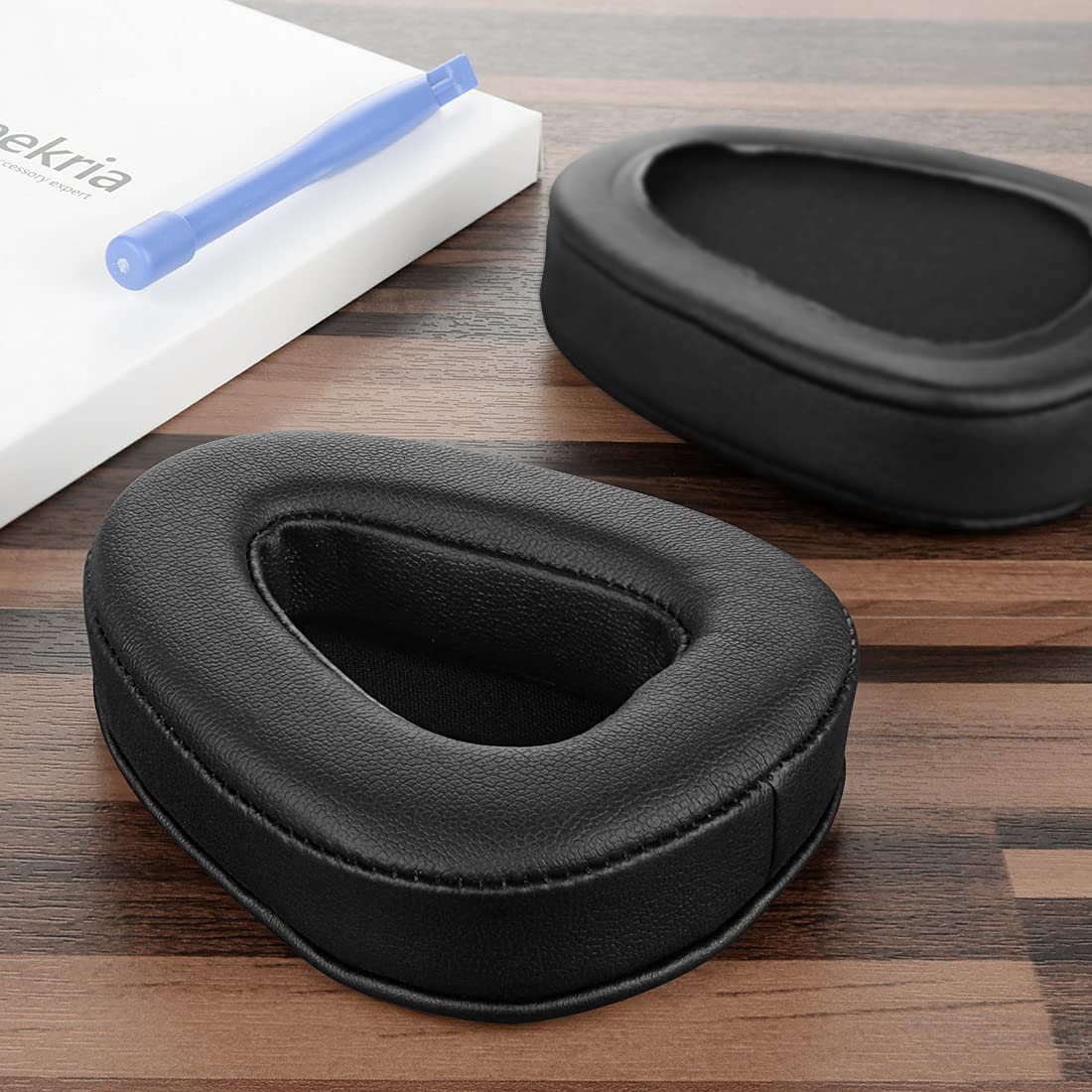 Geekria QuickFit Replacement Ear Pads for Skullcandy Aviator Series Headphones - Premium Memory Foam Cushions, Noise Isolation Earpads, Comfortable Ear Cups Cover (Black) - Perfect for Gaming, Music & Travel