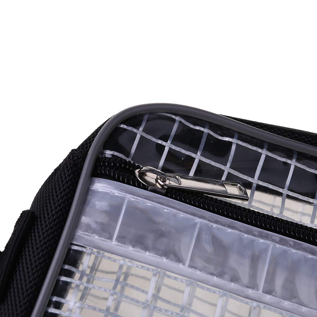 9.84 Inch Anti-Static Clear PVC Tool Bag for Engineers - 25x16x6cm Cleanroom Waist Pack Fanny Pack with Full Cover - Perfect for Electronics Repair, Lab Work & Industrial Maintenance