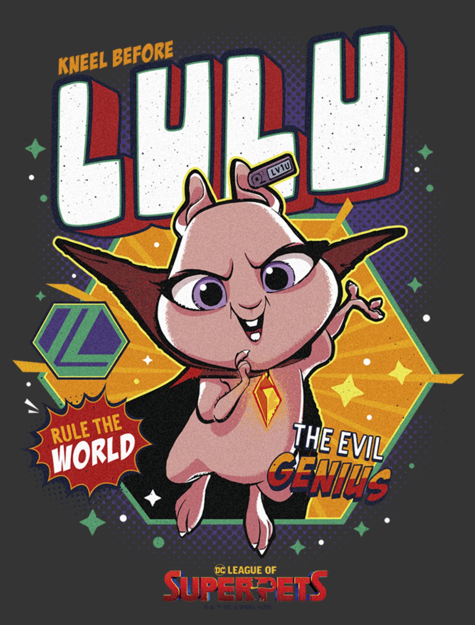 Men's DC Super-Pets Lulu T-Shirt - Casual Superhero Style