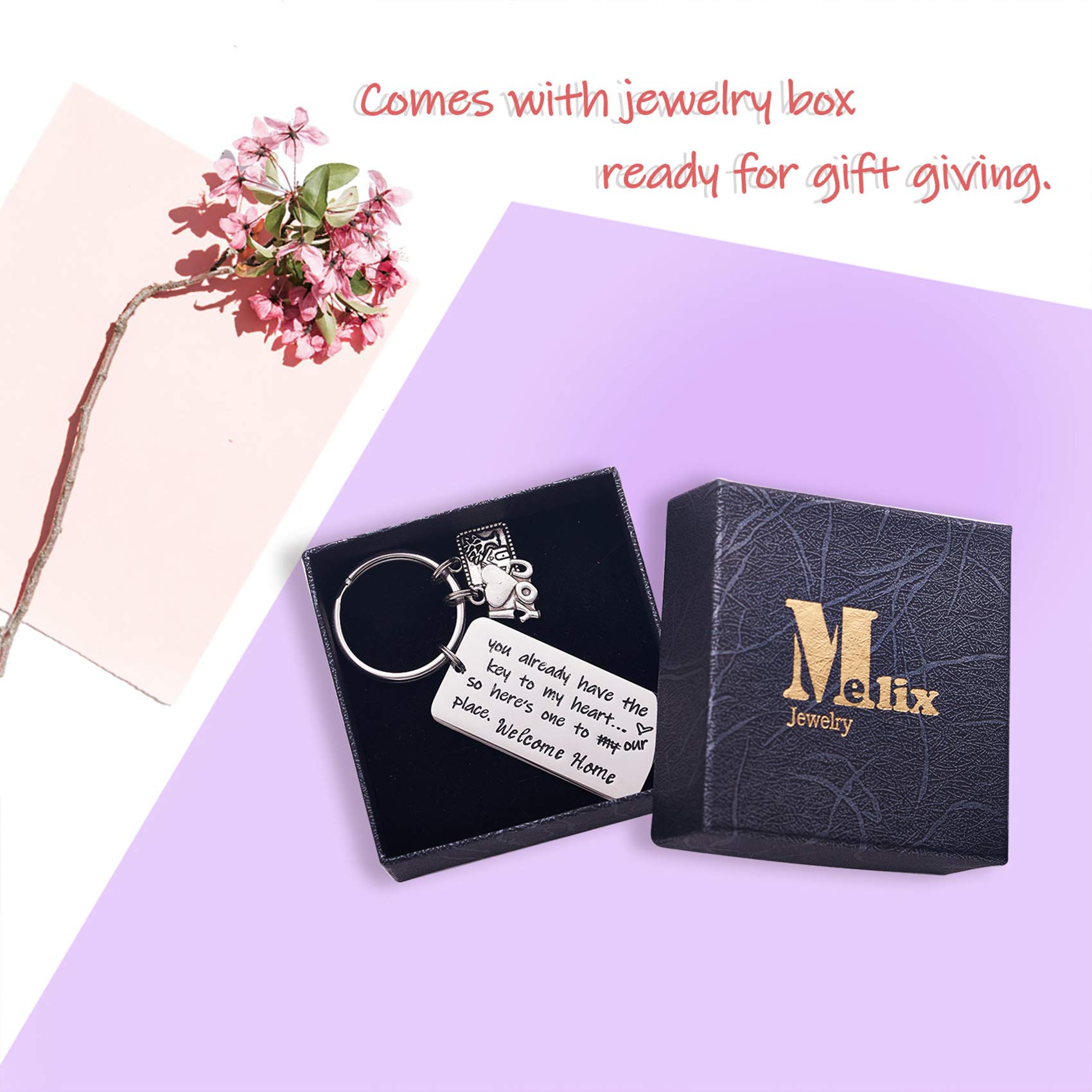 2023 Best Housewarming Gifts for New Homeowners - Elegant House Keychain Set - Perfect for Housewarming Parties, New Home Gifts & Welcome Presents - Ideal for Couples, Friends & Family Moving into New Homes