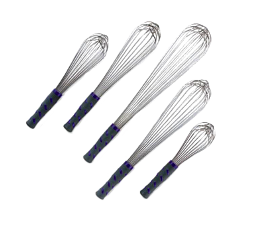 Vollrath 47002 10-Inch Piano Wire Whip with Comfortable Nylon Handle - Perfect for Baking, Mixing, and Whipping Cream in Commercial Kitchens & Home Baking