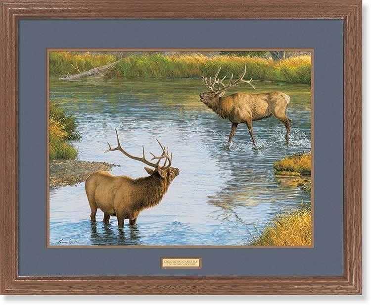 Premium Elk Hunting Print - High-Quality Wildlife Wall Art for Home & Office Decor | Perfect for Hunting Lodges, Cabins, and Outdoor Enthusiasts
