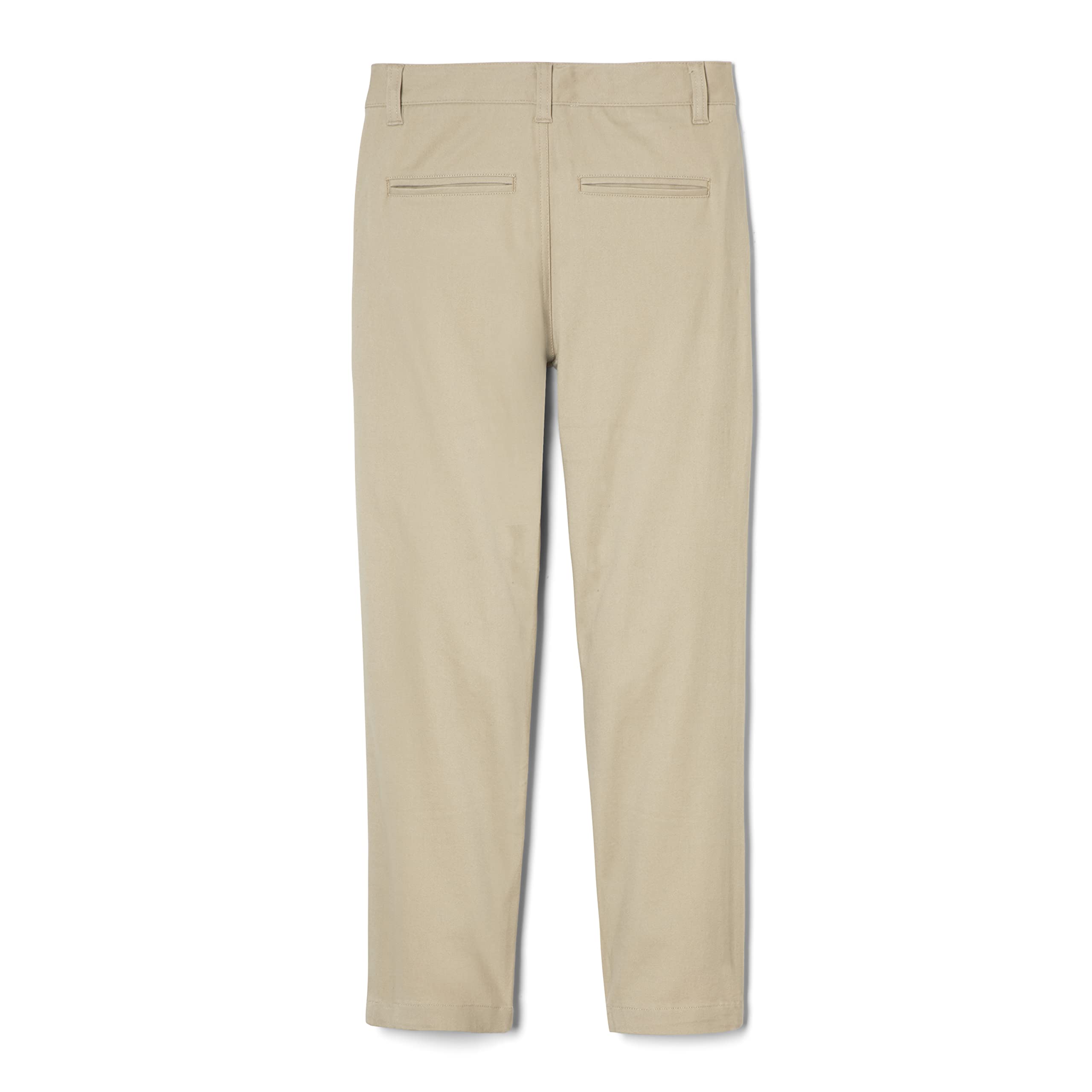 French Toast Boys' Adjustable Waist Straight Fit Stretch Twill Chino Pants - Comfortable School Uniform & Casual Wear for Kids
