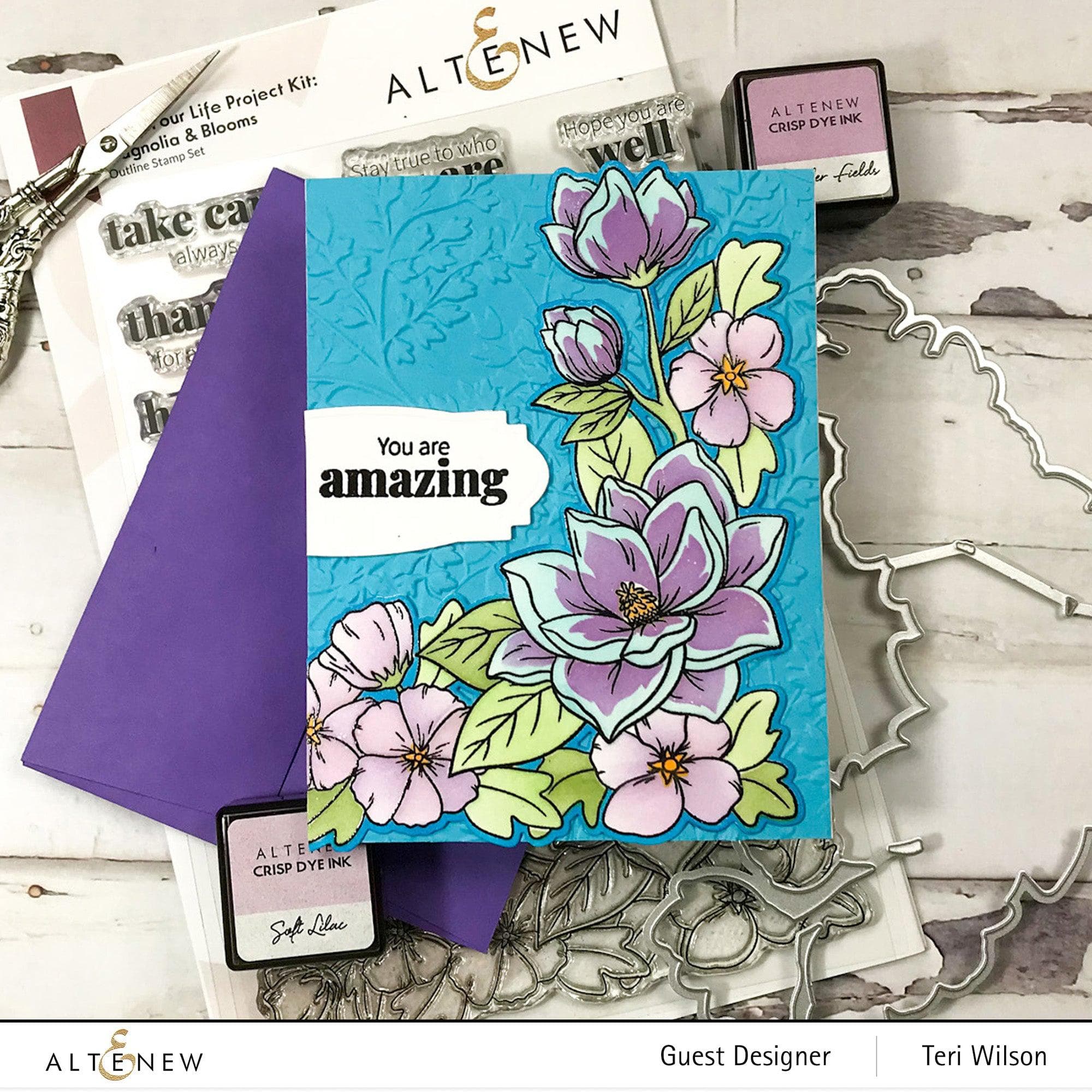 DIY Craft Your Life Project Kit: Magnolia & Blooms Floral Arrangement Set for Home Decor, Wedding Centerpieces, and Gift Ideas