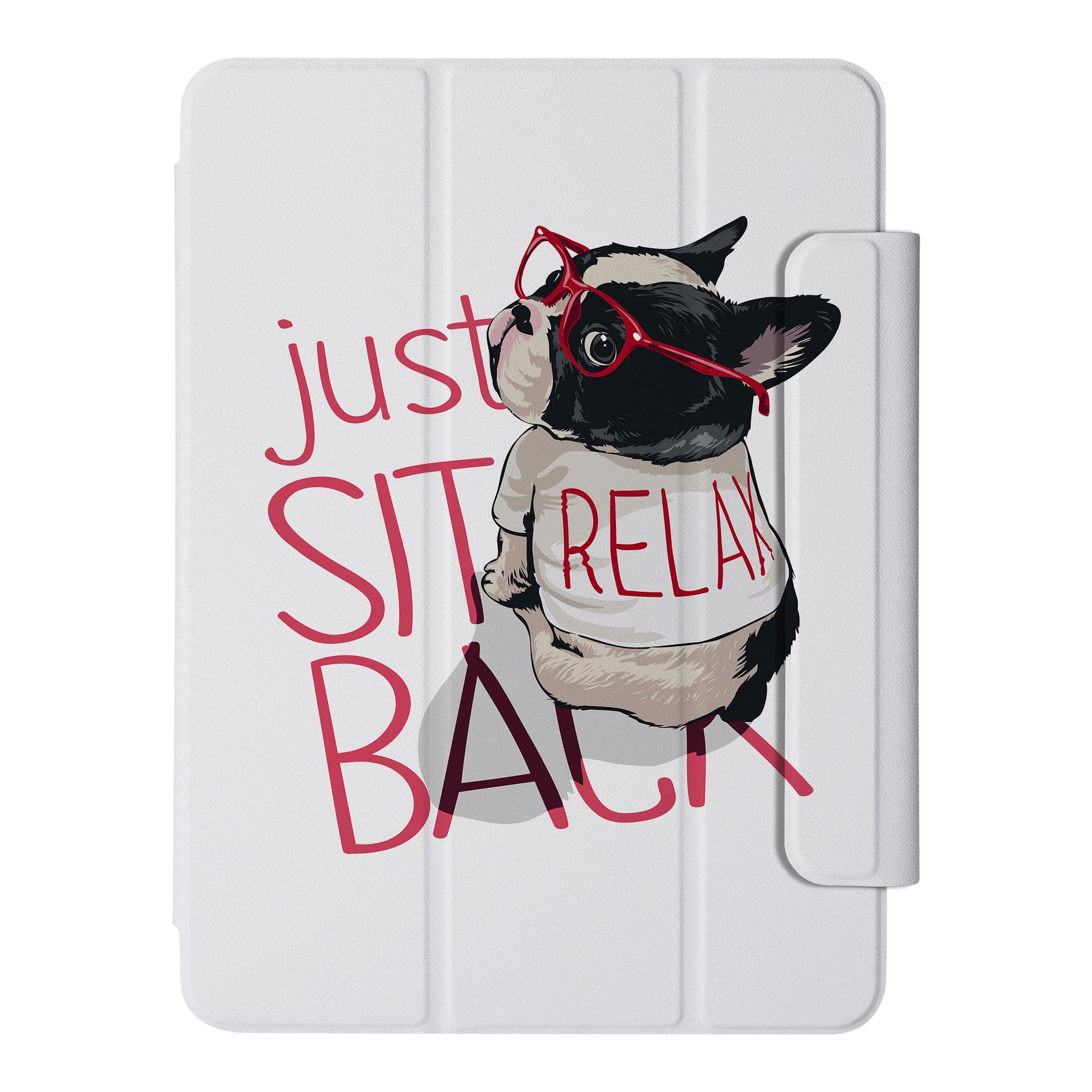 SlimFit iPad Case with Cute Dog Design - Lightweight & Durable Protective Cover for iPad Air/Pro, Perfect for Work, Travel & School