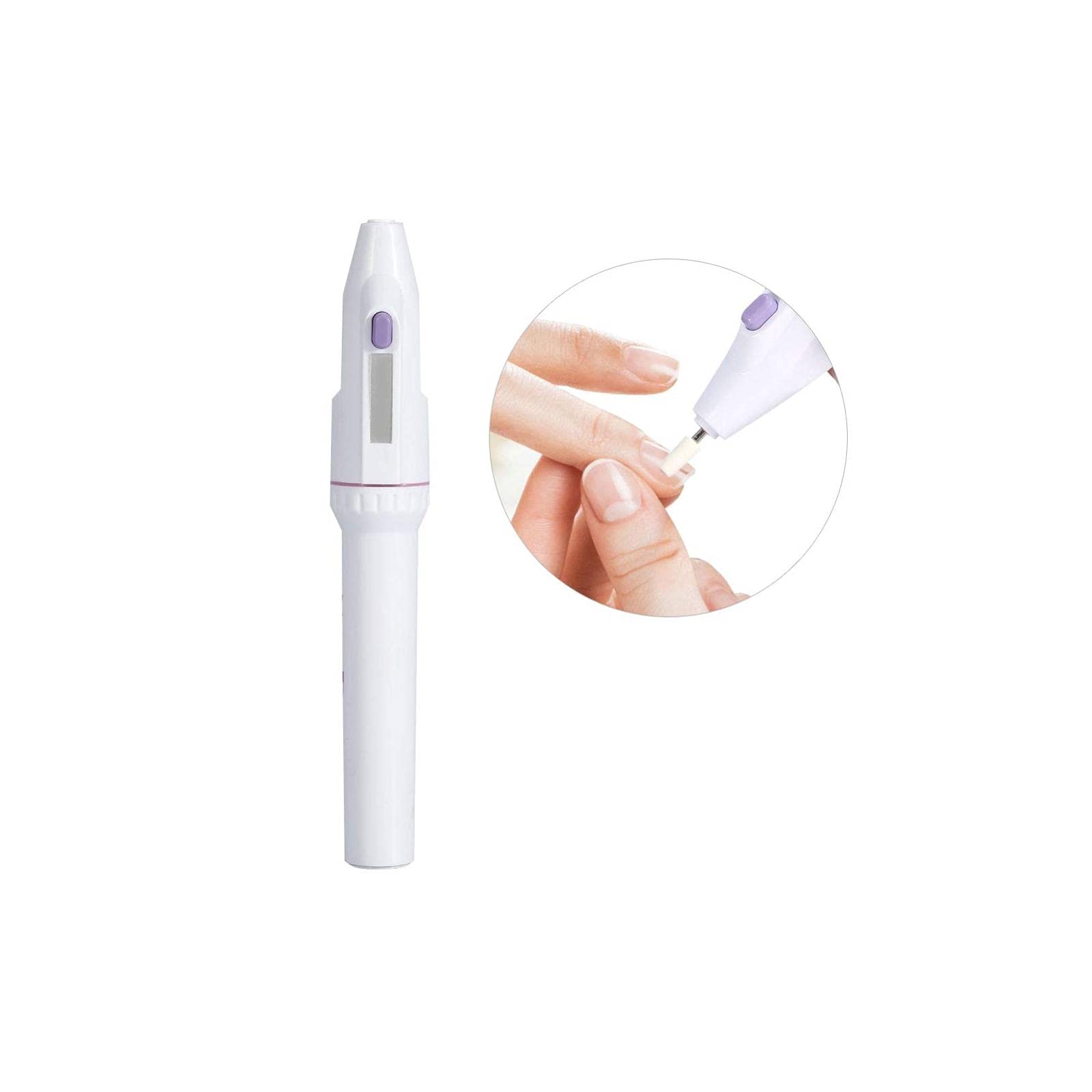 Professional Electric Nail Drill Machine - Multi-Function Manicure Pedicure Kit with 6 Variable Speeds, Nail File & Polisher for Home & Salon Use - Perfect for Nail Art, Acrylics & Gel Extensions