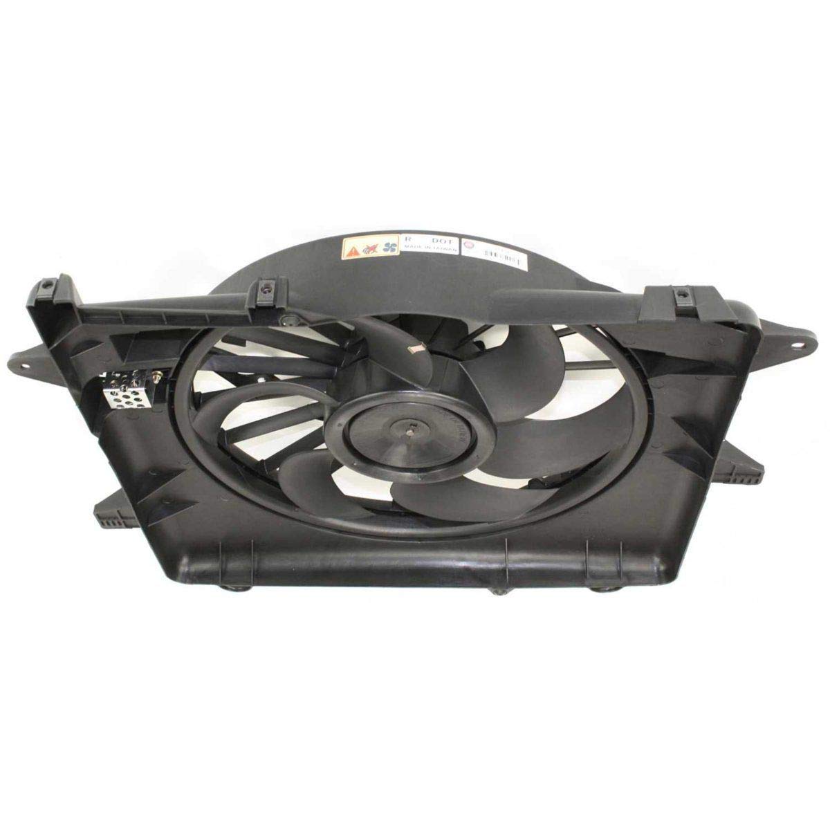High-Performance Radiator Cooling Fan for 2005-2012 Ford Mustang GT V6 V8 - Direct Fit Replacement Part - Perfect for Summer Driving & Heavy Traffic Conditions