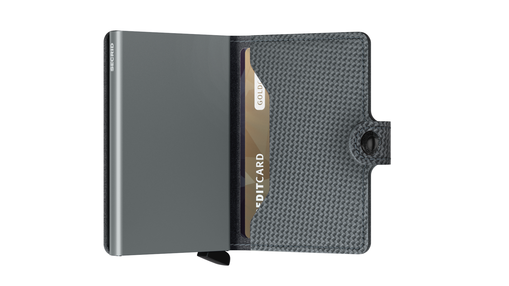 SECRID Mini Wallet Carbon - Slim RFID Blocking Card Holder for Men & Women - Perfect for Travel, Business & Everyday Use