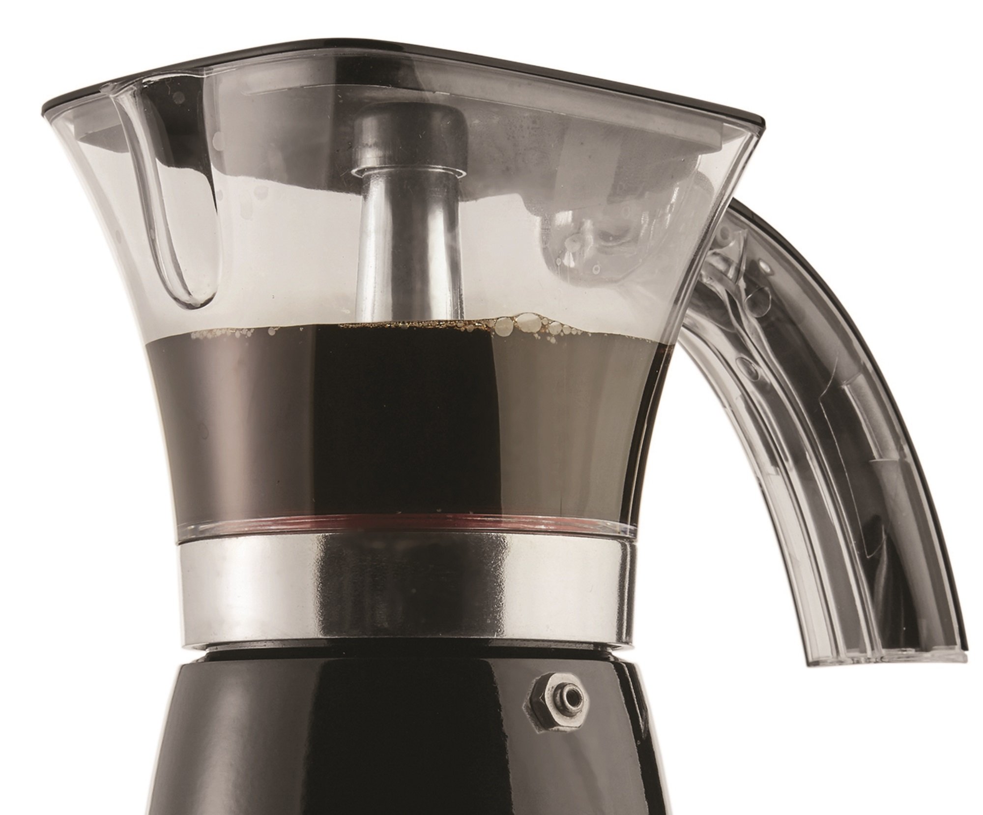 Brentwood 6-Cup Electric Moka Pot Espresso Maker - Fast Brewing Stovetop Coffee Machine for Home & Office, Black | Perfect for Italian Coffee Lovers & Espresso Enthusiasts