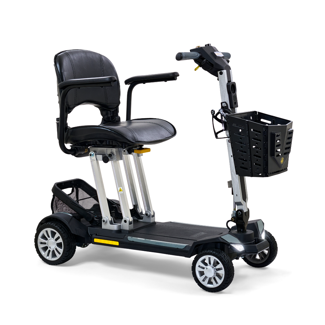 Golden Technologies Buzzaround Carry On Folding Scooter - Lightweight Mobility Scooter for Seniors & Adults - Perfect for Travel, Shopping & Outdoor Activities