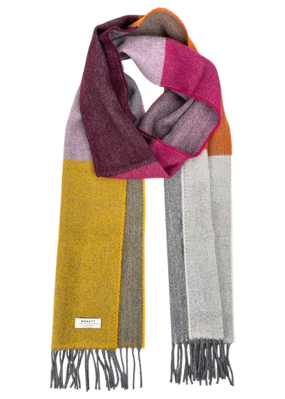McNutt Lambswool Scarf - Vegas Stripe Pattern, Soft & Warm Winter Accessory for Men & Women | Perfect for Cold Weather, Outdoor Activities & Fashion Styling