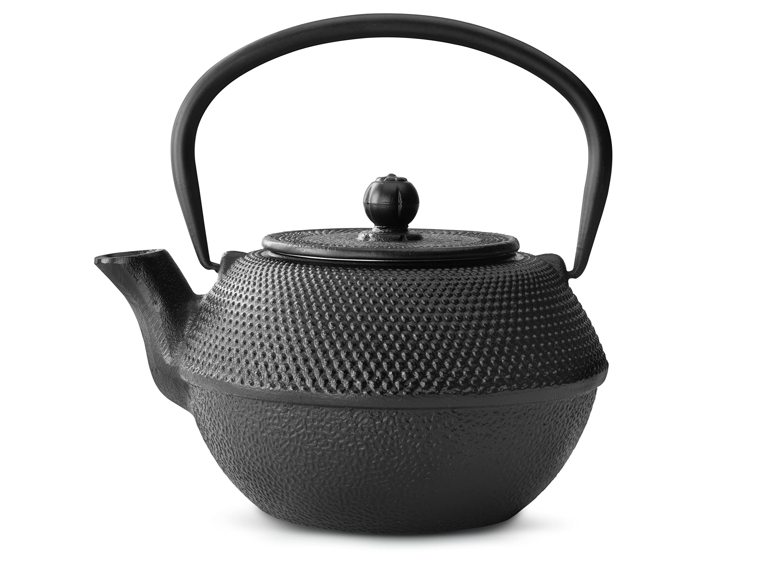 Premium Black Cast Iron Teapot - 1.1L Japanese Style Teapot for Loose Leaf Tea | Perfect for Home, Office & Tea Ceremonies | Durable & Rust-Resistant