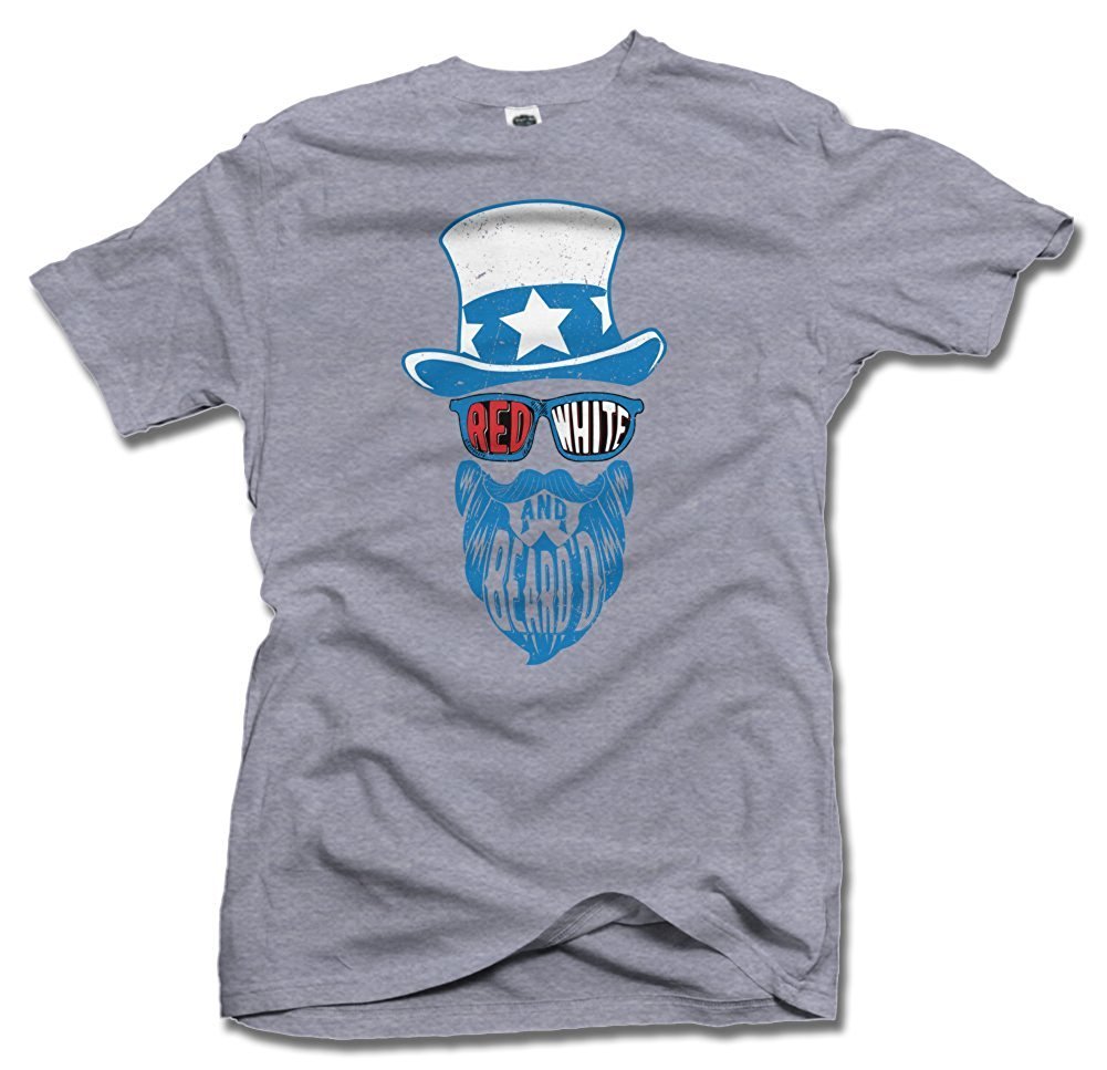 Funny Uncle Sam Patriotic T-Shirt - Red White and Blue American Flag Design - Perfect for 4th of July, Halloween & Costume Parties