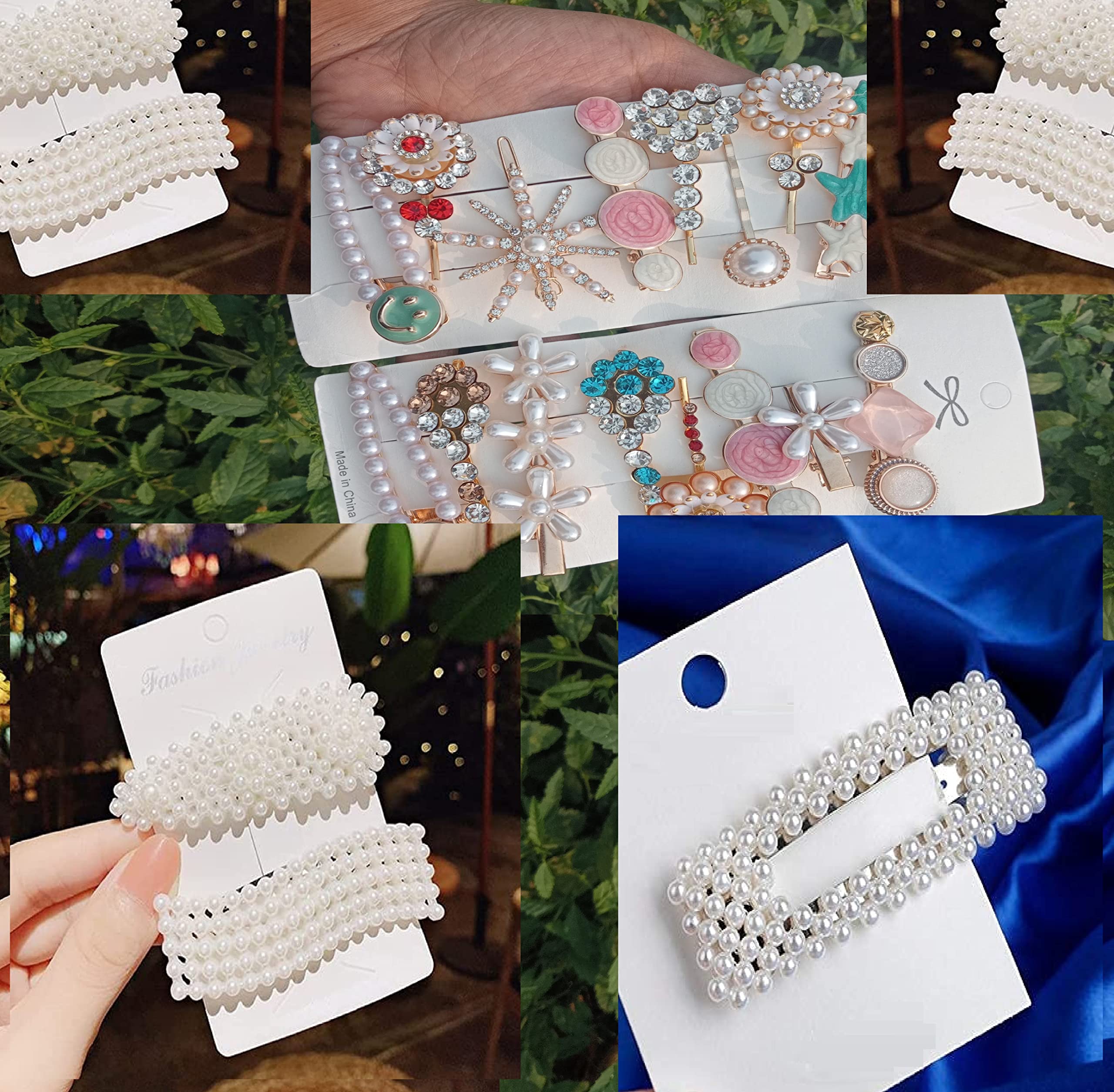 Unicorn Hair Clips for Girls - 10+1 Pack Metal & Plastic Hair Barrettes with Pearl Accents - Cute Hair Accessories for Kids, Toddlers & Babies - Perfect for School, Parties & Everyday Styling