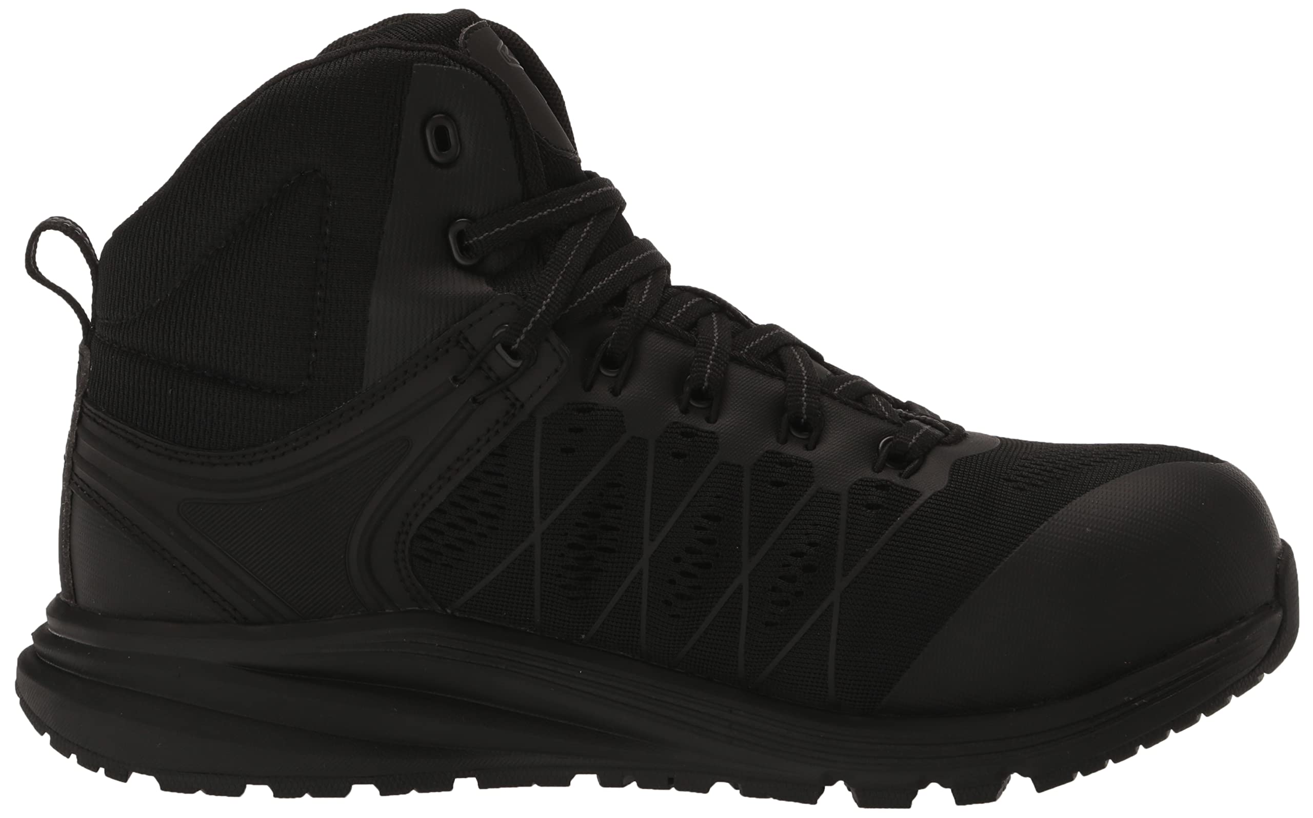 KEEN Utility Women's Vista Energy Mid Height Composite Toe Work Boots - Steel Toe Safety Shoes with Metatarsal Guard for Construction, Warehouse & Industrial Work
