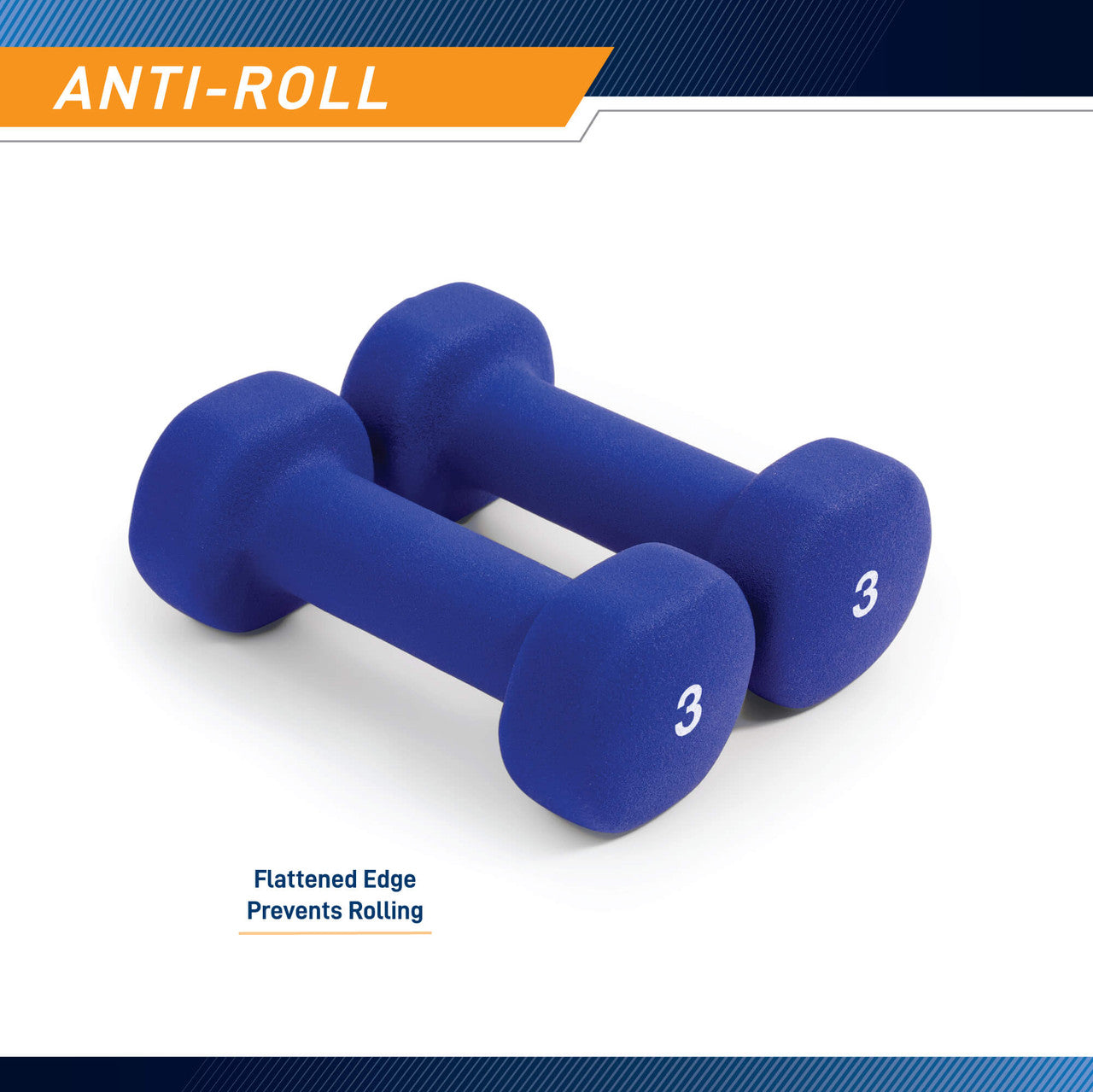 3 Pair Neoprene Dumbbell Set with Storage Rack - 32 lbs Total Weight (8, 12, 16 lbs) | Marcy NDS-32B | Perfect for Home Gym, Strength Training & Fitness Workouts