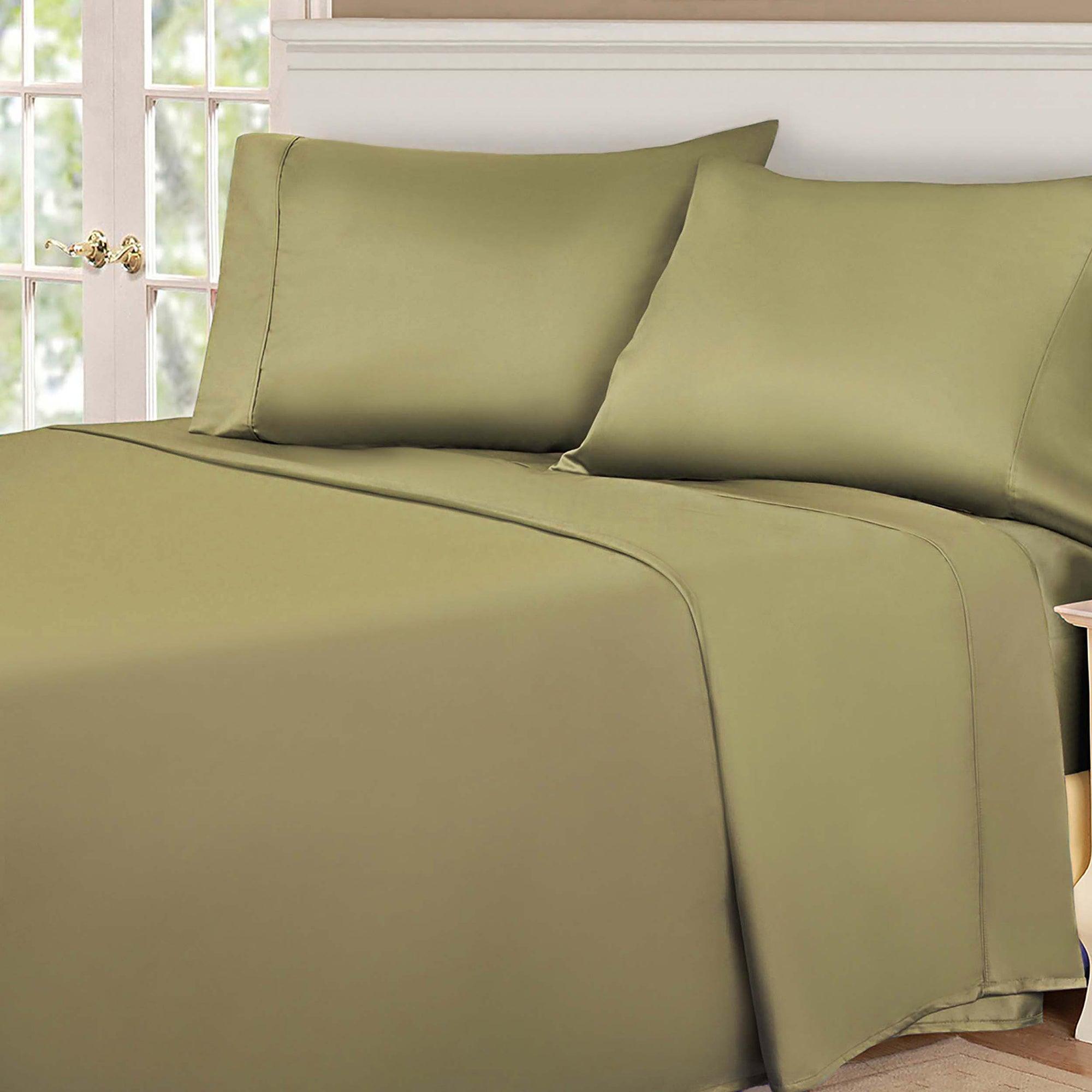 Premium 100% Egyptian Cotton 530 Thread Count Bed Sheet Set - Ultra Soft Breathable Sheets for Luxury Hotel-Style Bedding (Queen Size, White) - Perfect for Master Bedrooms, Guest Rooms & Airbnb Listings