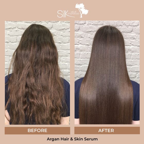 Pure Moroccan Argan Oil for Hair & Skin - Natural Moisturizer & Conditioner for Dry Hair, Split Ends & Glowing Skin | Perfect for Daily Hair Care & Skincare Routine