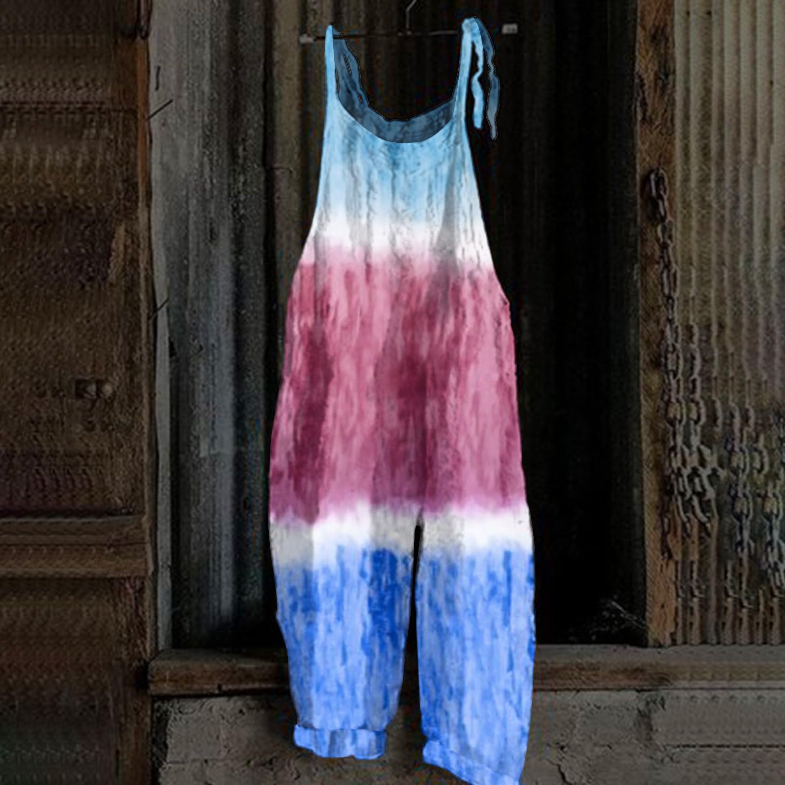 Floral Printed Jumpsuit for Women - Summer Casual & Dressy Romper - Plus Size Outfit for Beach & Party