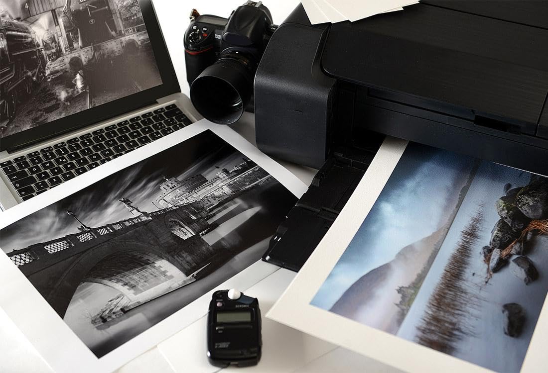 Canson Premium RC Photo Luster Paper - 25 Sheets A4 Size for Professional Photo Printing | Ideal for Inkjet Printers, Photo Albums & Home Decor