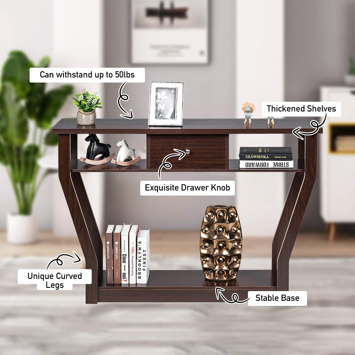 3-Tier Console Table, 47