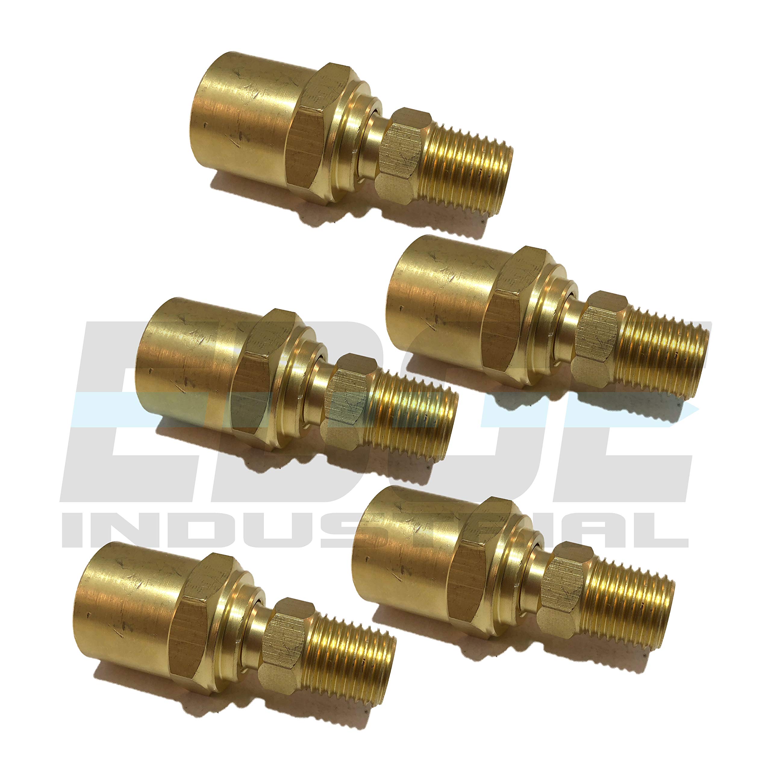 Brass Reusable Fitting Adapter 1/4
