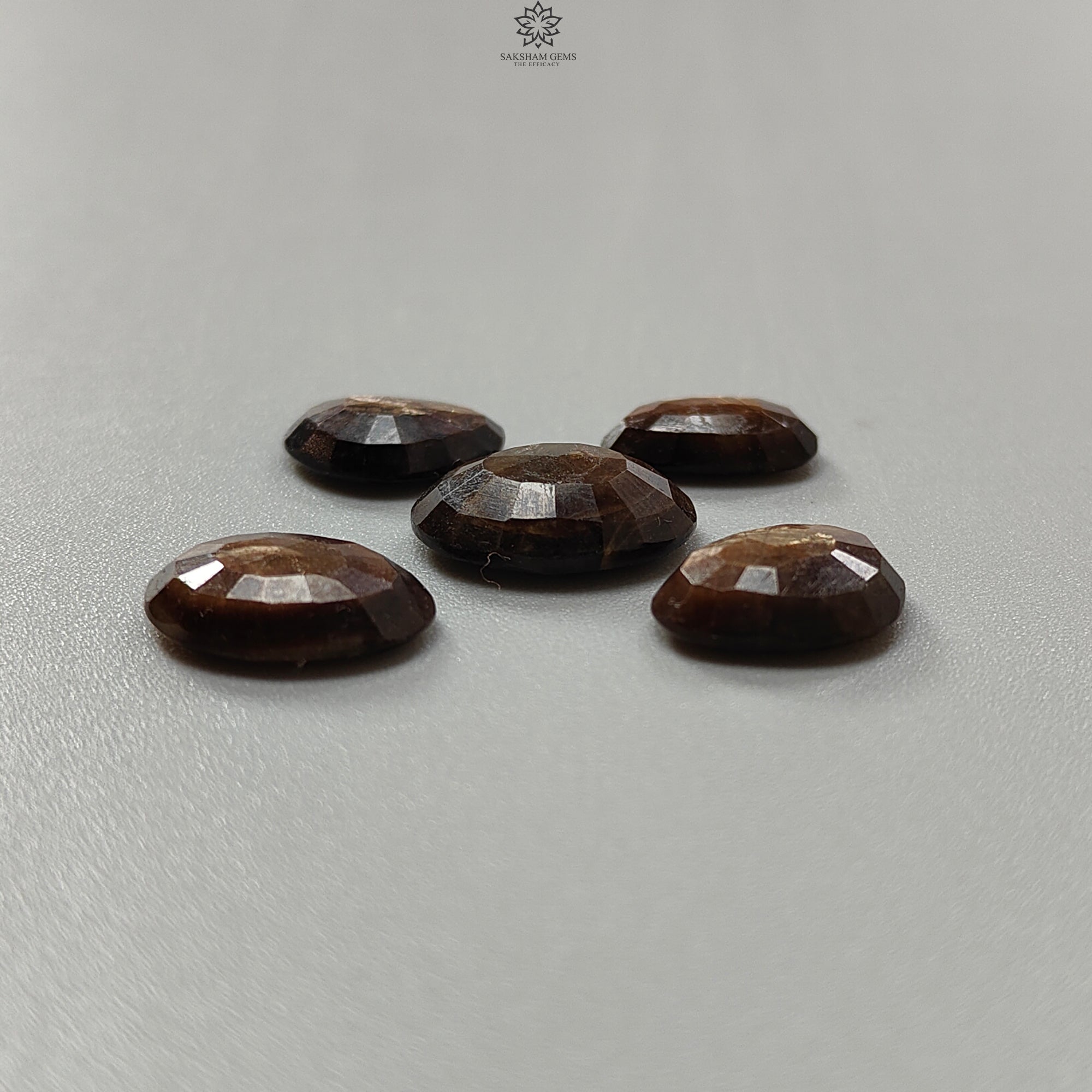 Natural Untreated Golden Brown Chocolate Sapphire Gemstone - Faceted Cut Fancy Shape (3pcs/5pcs Set) for Jewelry Making, Engagement Rings & Luxury Gift Giving
