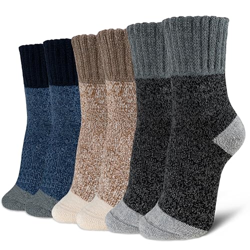 Dark Grey/Brown/Blue/Multi(3 Pairs)