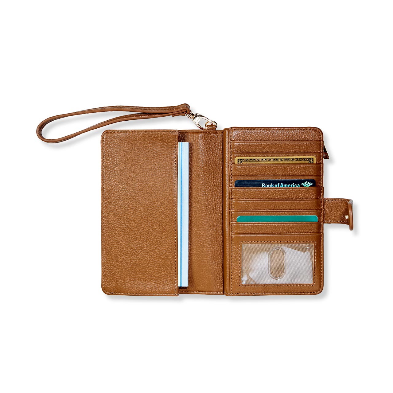 Carrie Checkbook Wallet - Stylish RFID Blocking Leather Wallet for Women with Checkbook Holder | Perfect for Everyday Use, Travel & Business