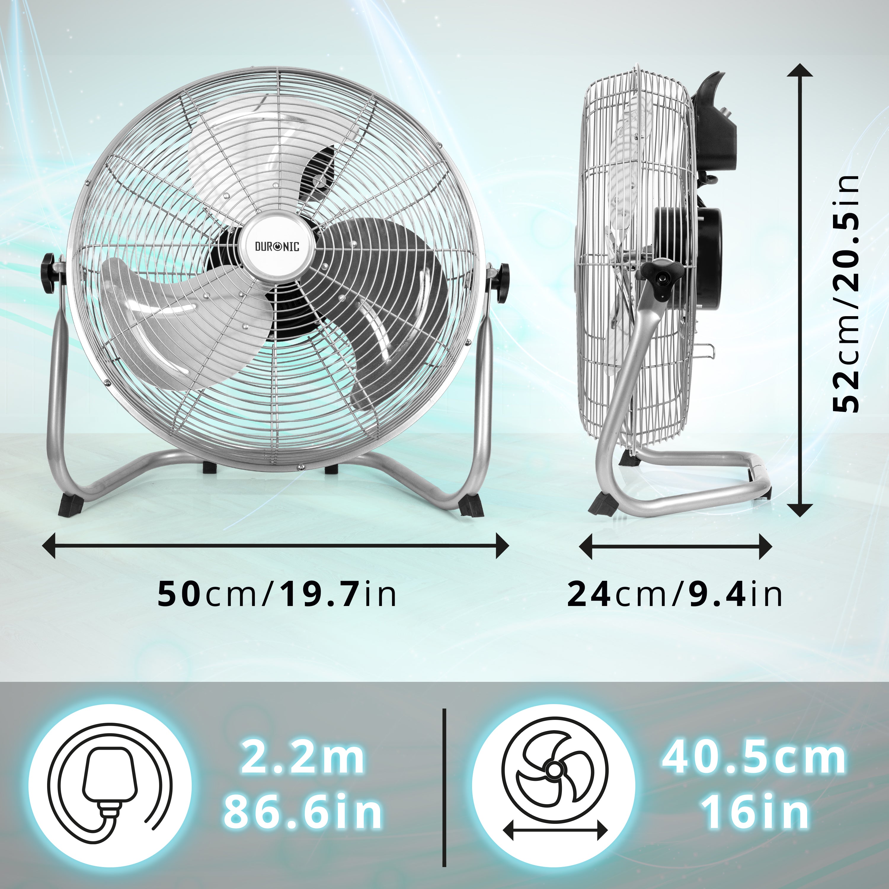 Duronic FN16 Floor Fan - 16