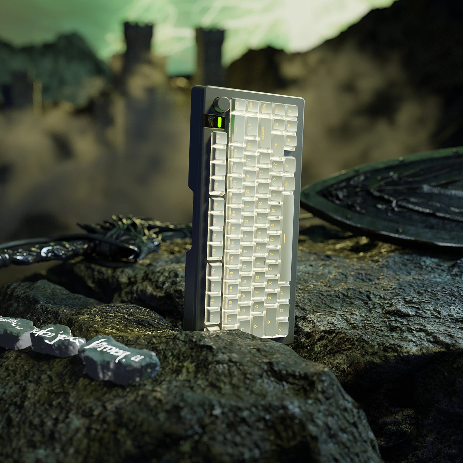 GMMK 3 PRO HE Wireless Mechanical Keyboard - 96% Layout, Hot-Swappable, RGB Backlit - Perfect for Gaming, Coding & Office Work