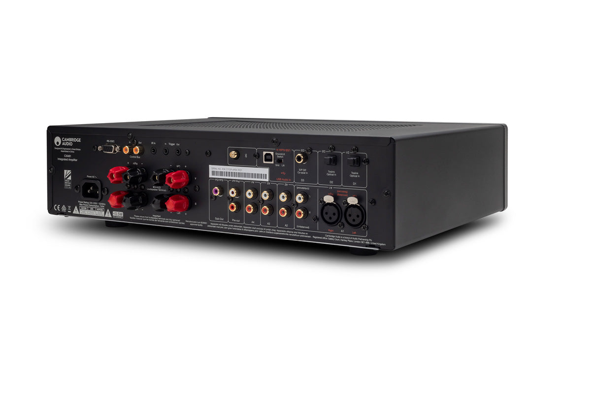Cambridge Audio CXA81 MKII Integrated Stereo Amplifier - Hi-Fi Audio System for Home Theater & Music Listening