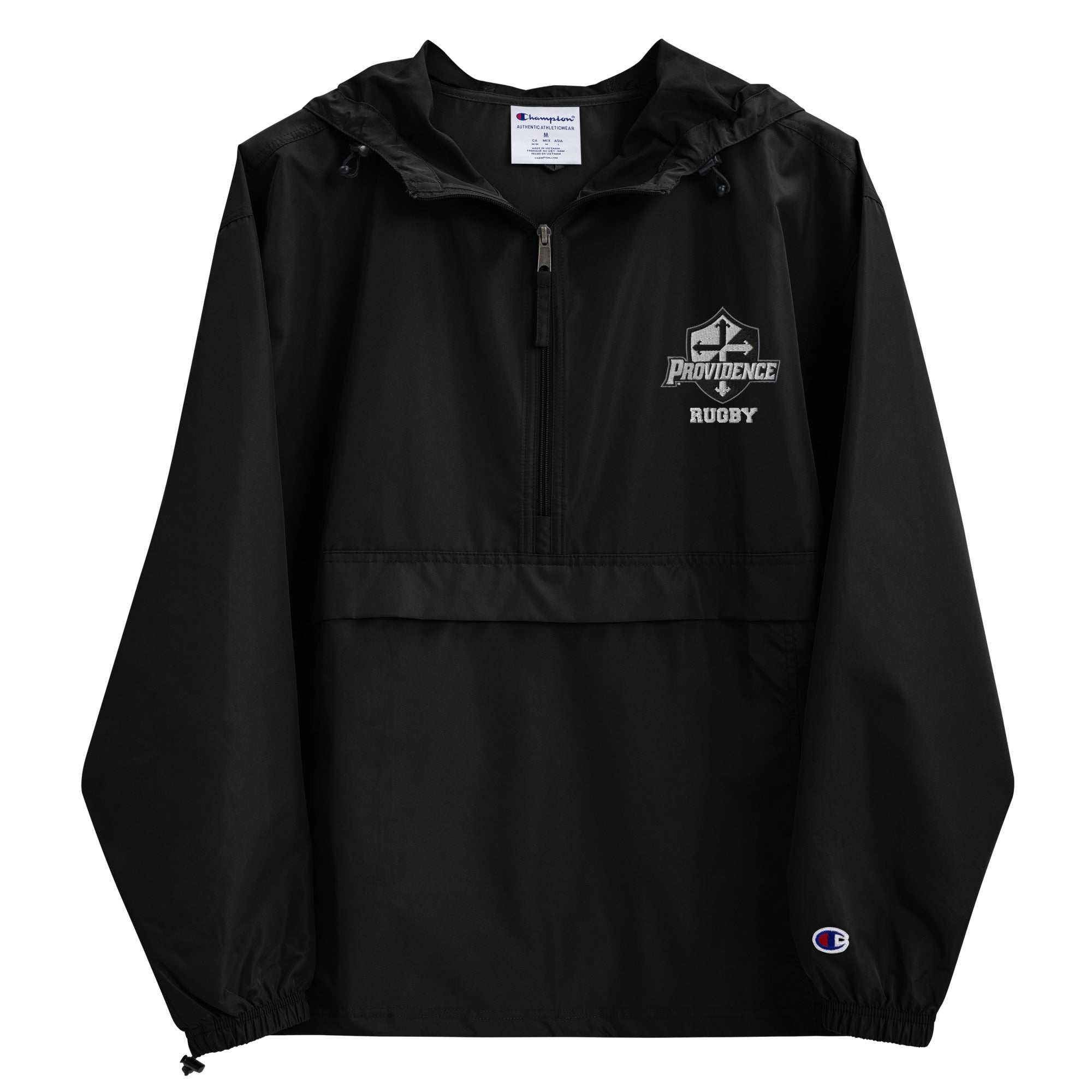 Providence College Rugby Champion Lightweight Packable Jacket - Waterproof Windbreaker for Men & Women - Perfect for Outdoor Sports, Travel, and Casual Wear