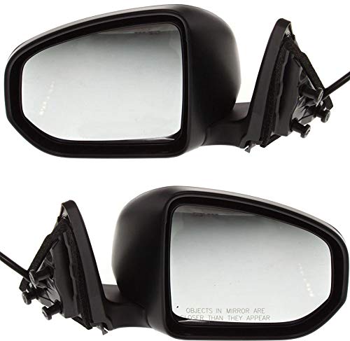Kool Vue Power Heated Side Mirrors for Nissan 370Z 2009-2020 - Driver & Passenger Side, Paintable Replacement - Perfect for Winter Driving & Enhanced Visibility