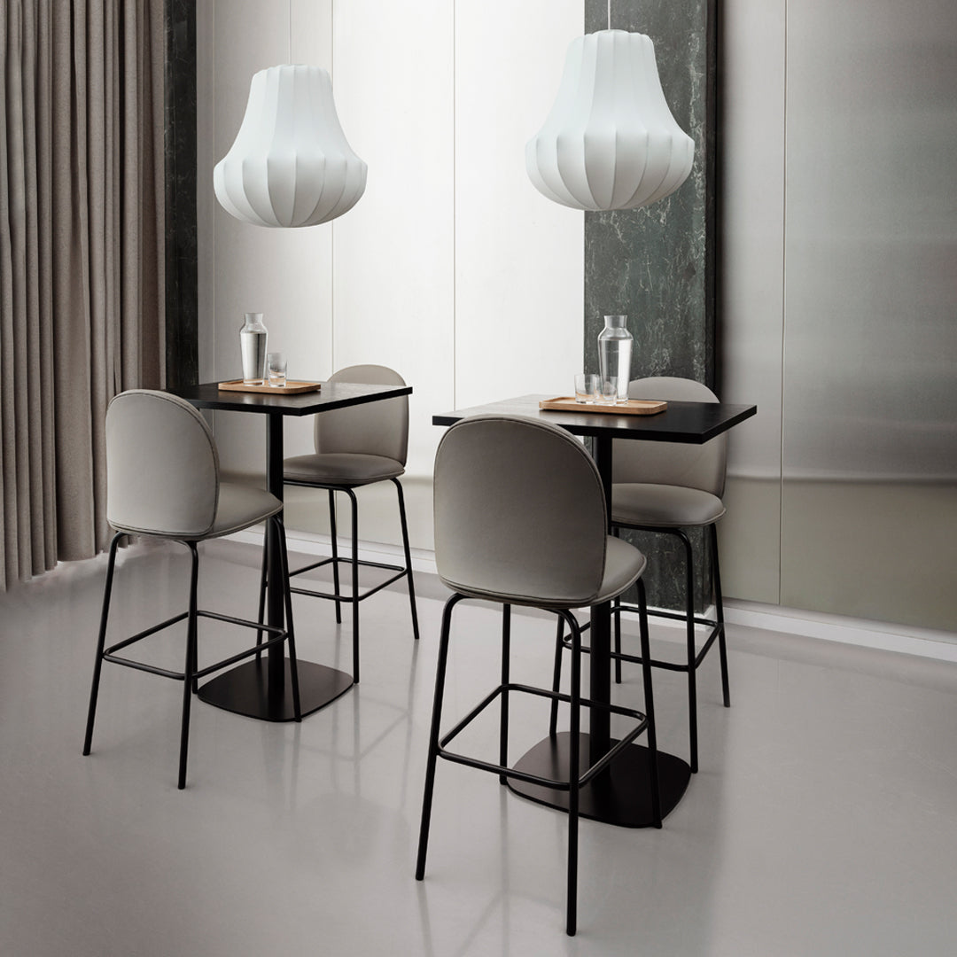 Round Cafe Table - Bar & Counter Height - Perfect for Bistros, Coffee Shops & Home Kitchens