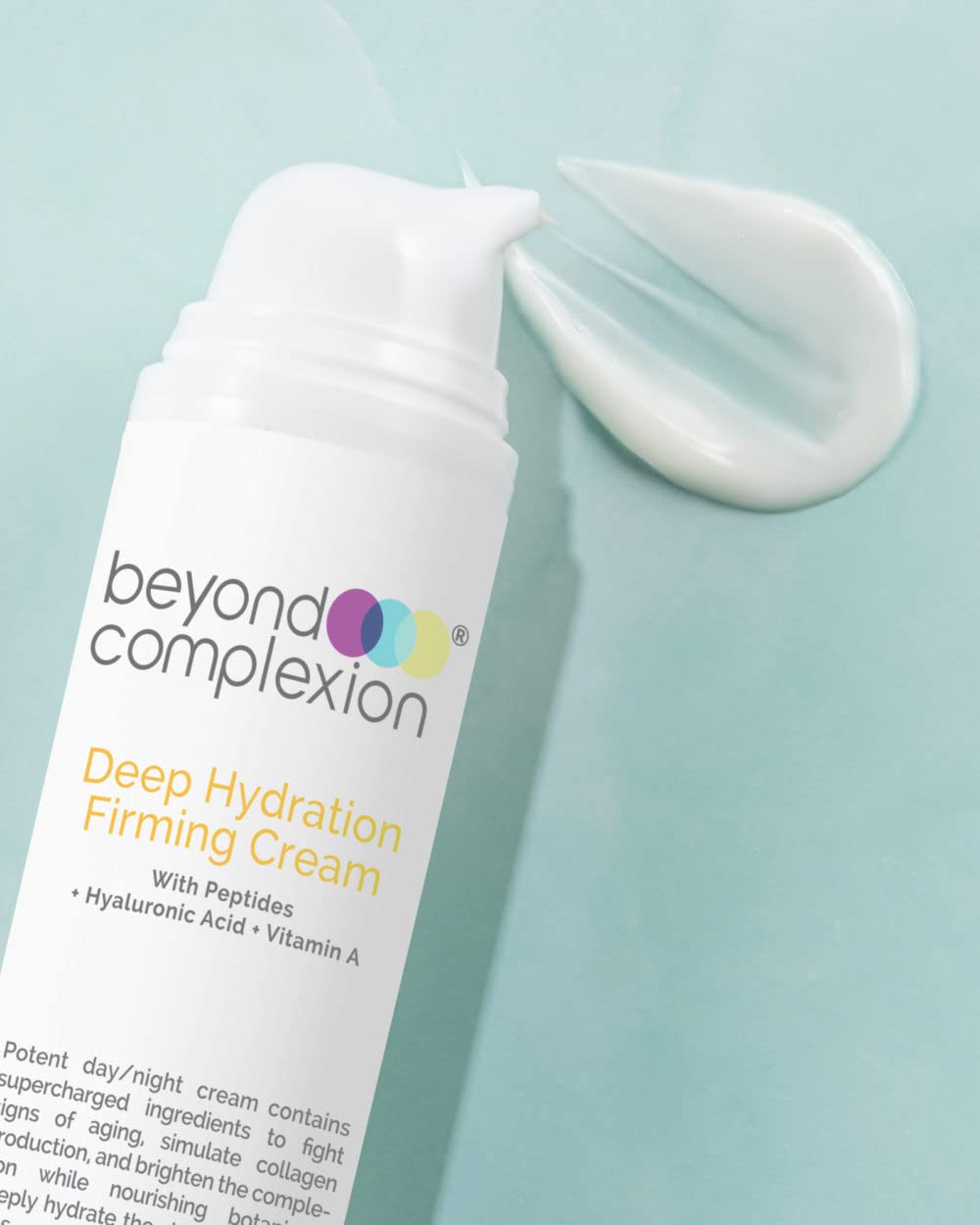 Deep Hydration Firming Face Cream with Peptides, Hyaluronic Acid & Vitamin A | Anti-Aging Moisturizer for Wrinkles & Dry Skin | Day & Night Use