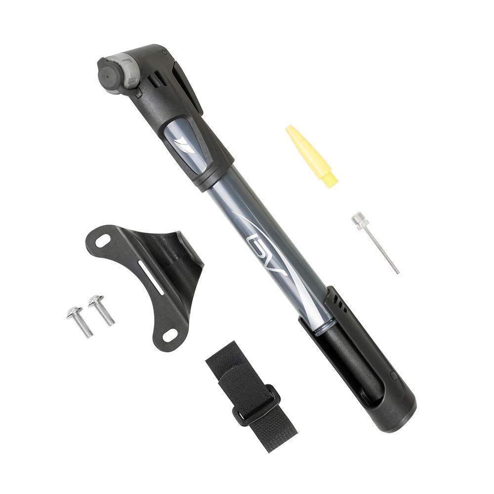 Medium Bike Saddle Bag & BV Mini Bike Pump - Waterproof Cycling Accessories for Road & Mountain Bikes | Perfect for Commuting, Touring & Outdoor Adventures