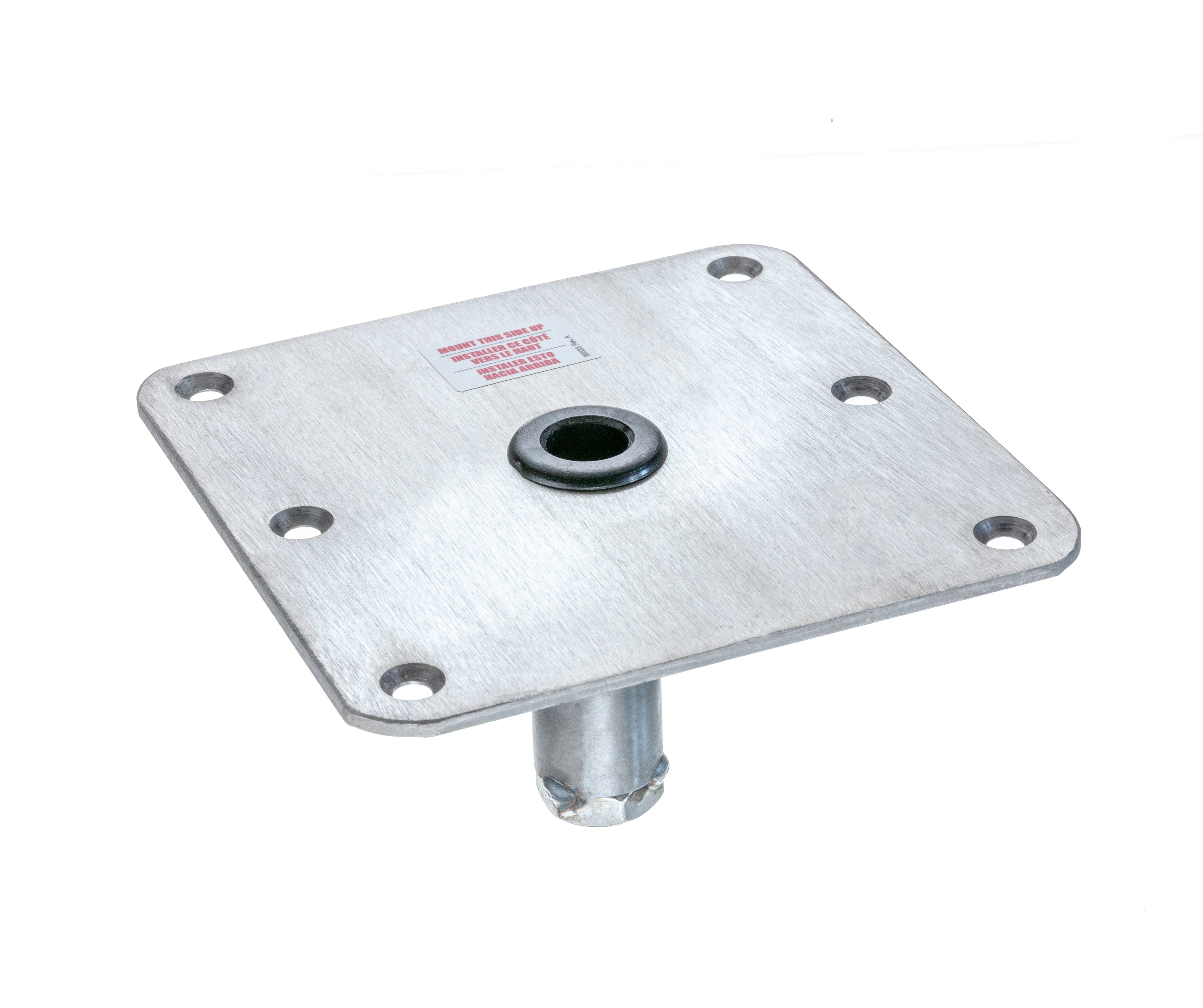 Attwood 7 in. X 7 in. Lock N Pin Base Plate - Heavy Duty Marine Boat Hinge for Secure Deck Hatch & Storage Compartment Access - Perfect for Sailboats, Yachts, and Fishing Boats