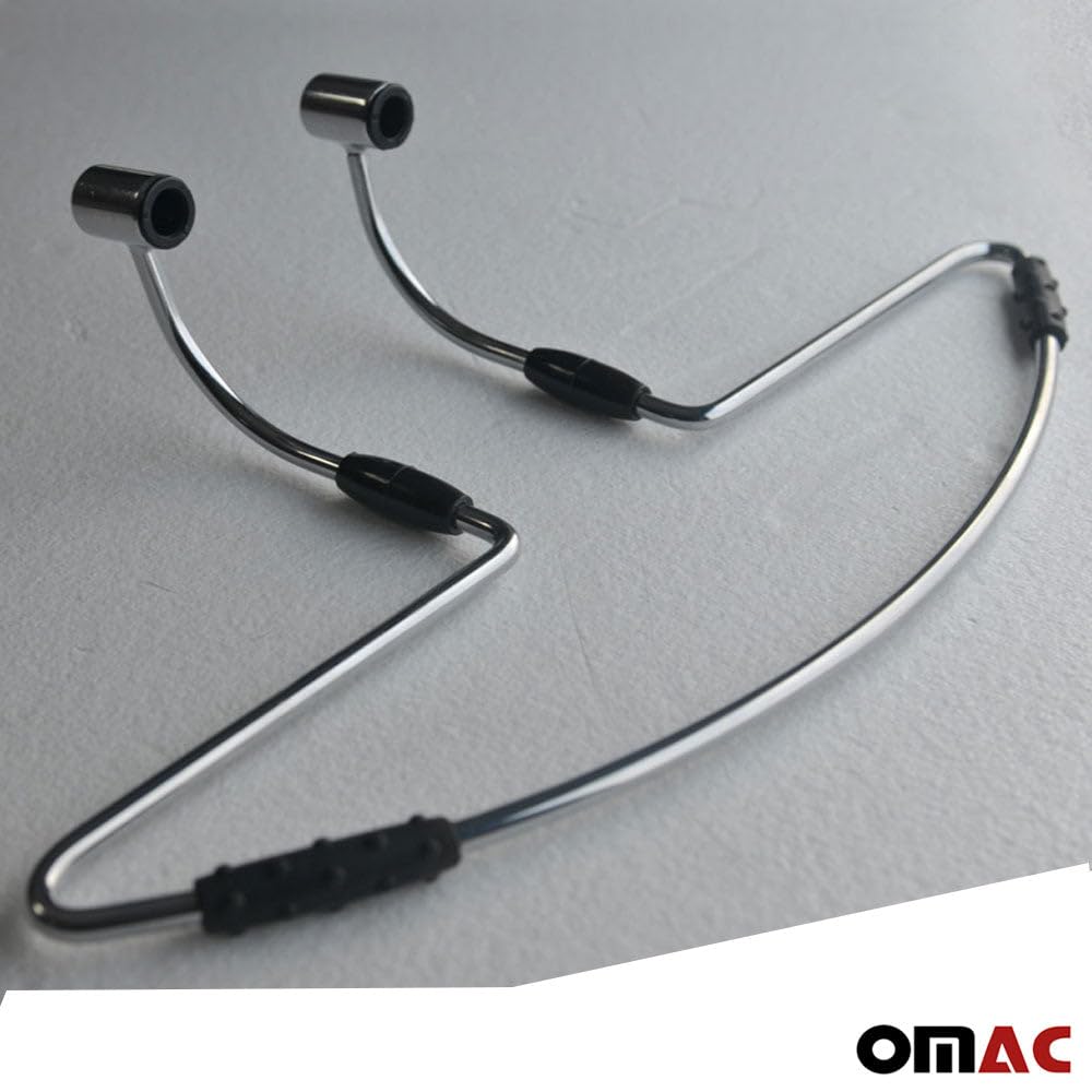 OMAC Steel Car Seat Headrest Hanger - Durable Auto Clothes Hook for Jackets, Coats & Suits | Perfect for Travel, Commuting & Business Trips
