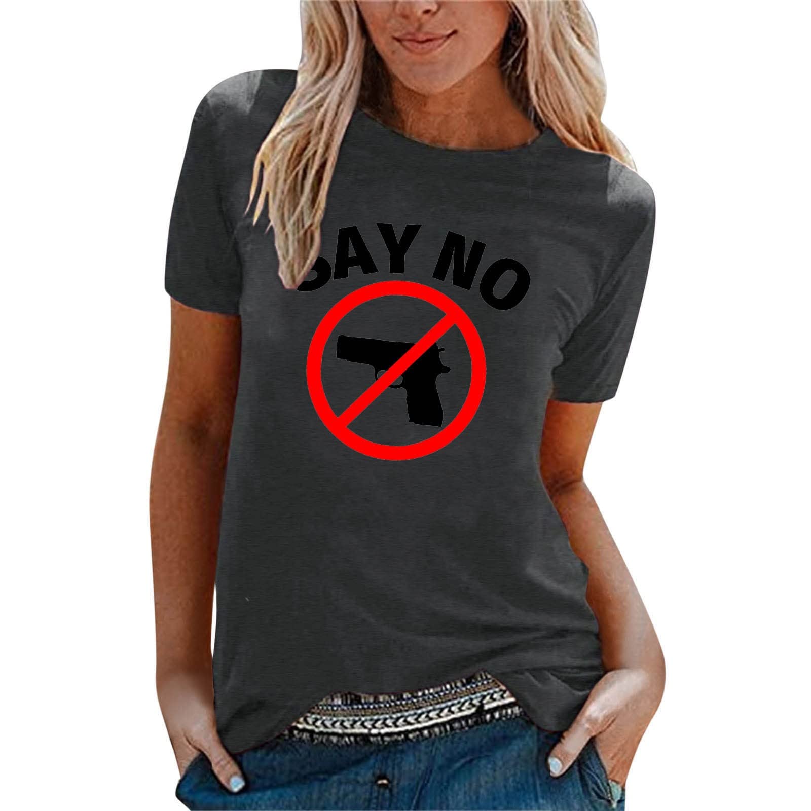 Women's Casual Unisex Loose Short Sleeve Printed Blouse - Trendy Graphic Tee for Streetwear & Everyday Outfits