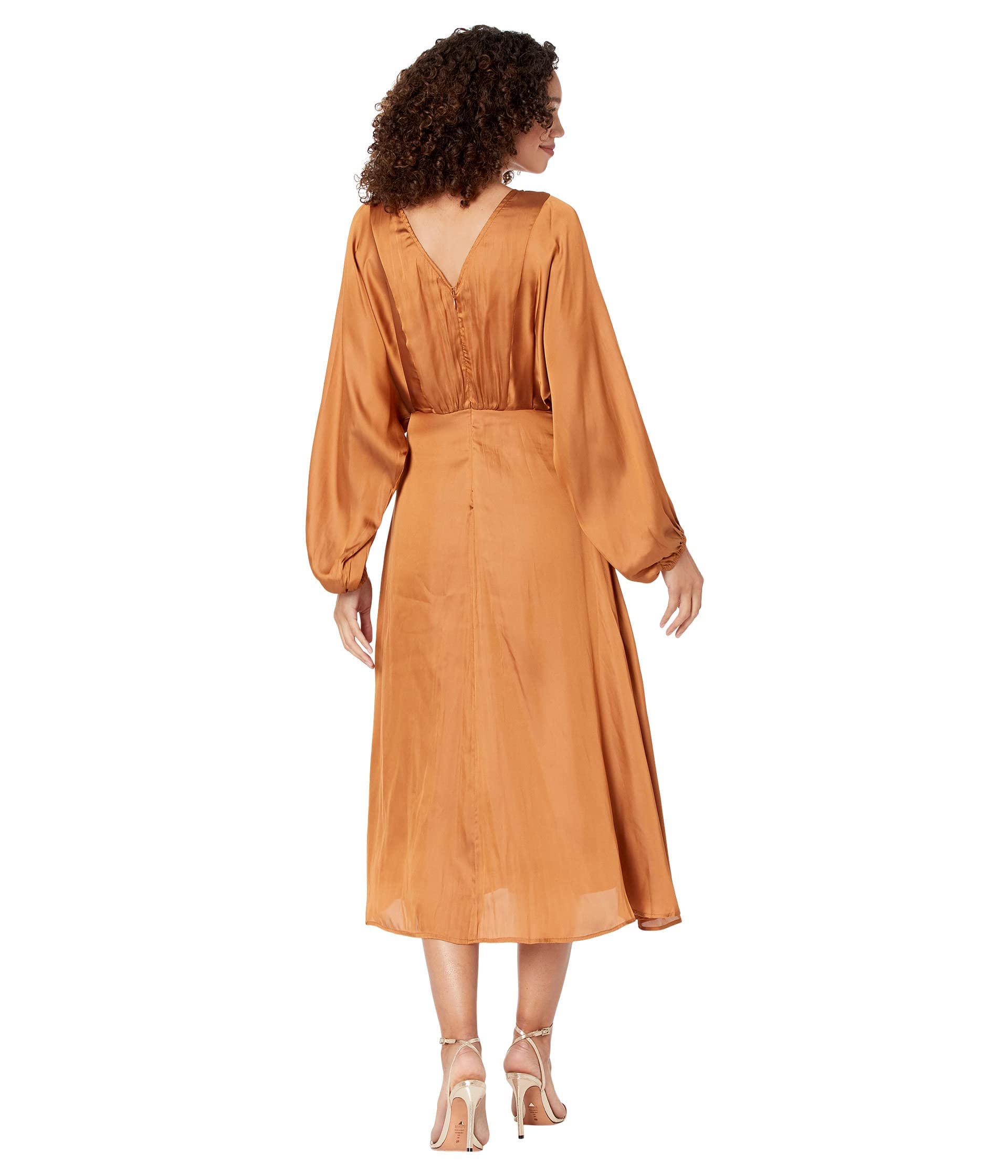 ASTR the Label Women's Marin Dress - Flowy Summer Midi Dress with Floral Print | Perfect for Beach Vacations, Date Nights & Brunch Outings