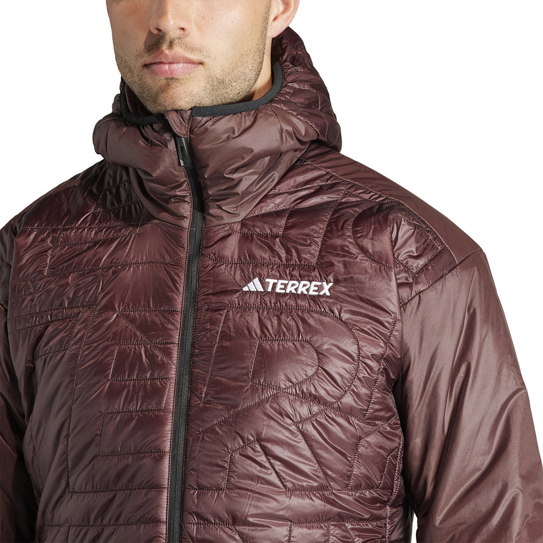 Adidas Men's Terrex Xperior Varilite Hooded Jacket - Lightweight Waterproof Hiking Jacket for Outdoor Adventures (IB4231) | Perfect for Camping, Trekking & Mountain Climbing