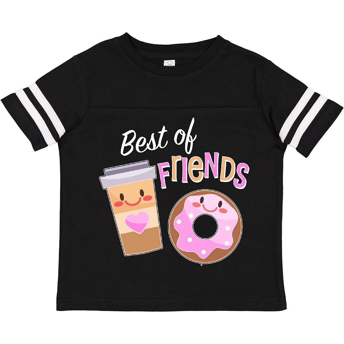 Inktastic Best of Friends - Coffee and Donuts Toddler T-Shirt | Cute Matching Outfits for Kids & Babies | Perfect for Playdates, Family Photos & Casual Wear