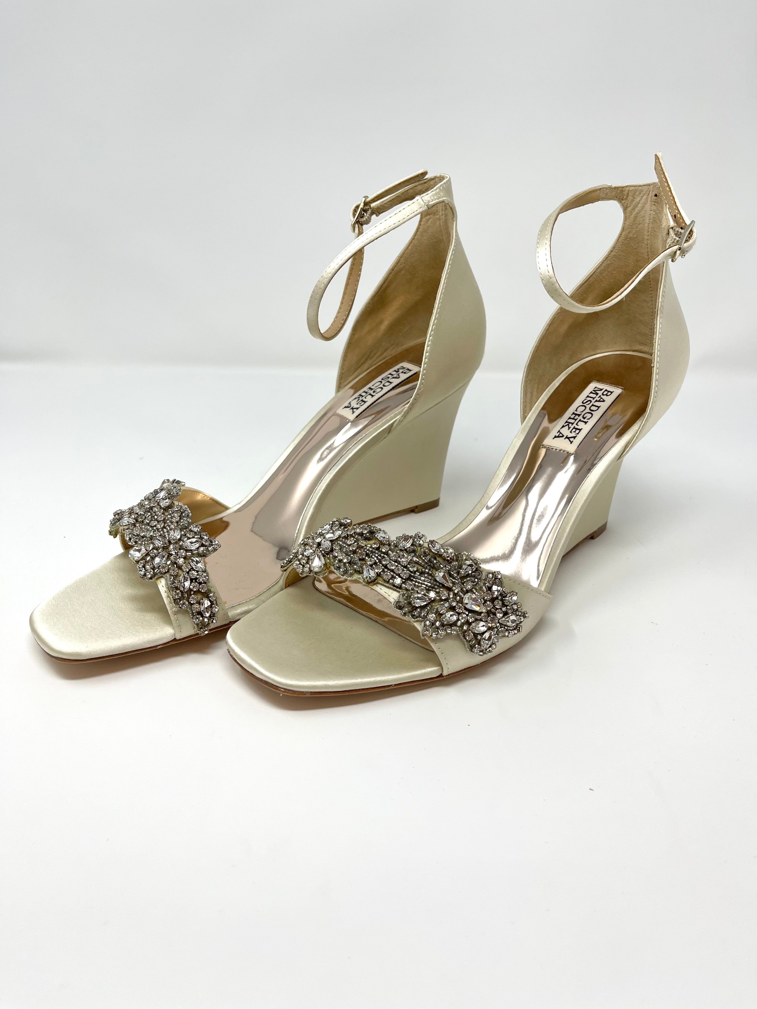 Badgley Mischka Aliyah Women's Heels Size 8.5 - Elegant Evening Shoes for Weddings, Parties & Special Occasions