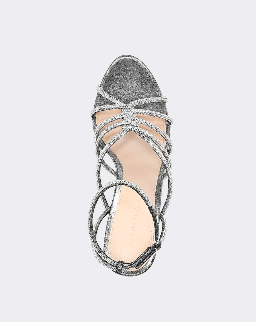 Aneesha Women's Sandals in Gunmetal - Stylish & Comfortable Summer Shoes for Beach, Party, and Casual Wear