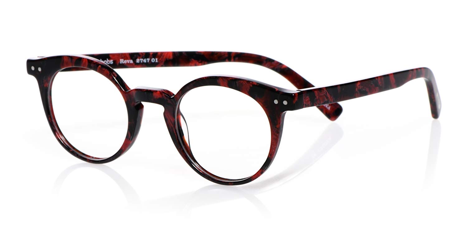 Eyebobs Reva Unisex Premium Reading Glasses for Men & Women - Round Frame Readers with Blue Light Blocking | Perfect for Office, Reading & Computer Use