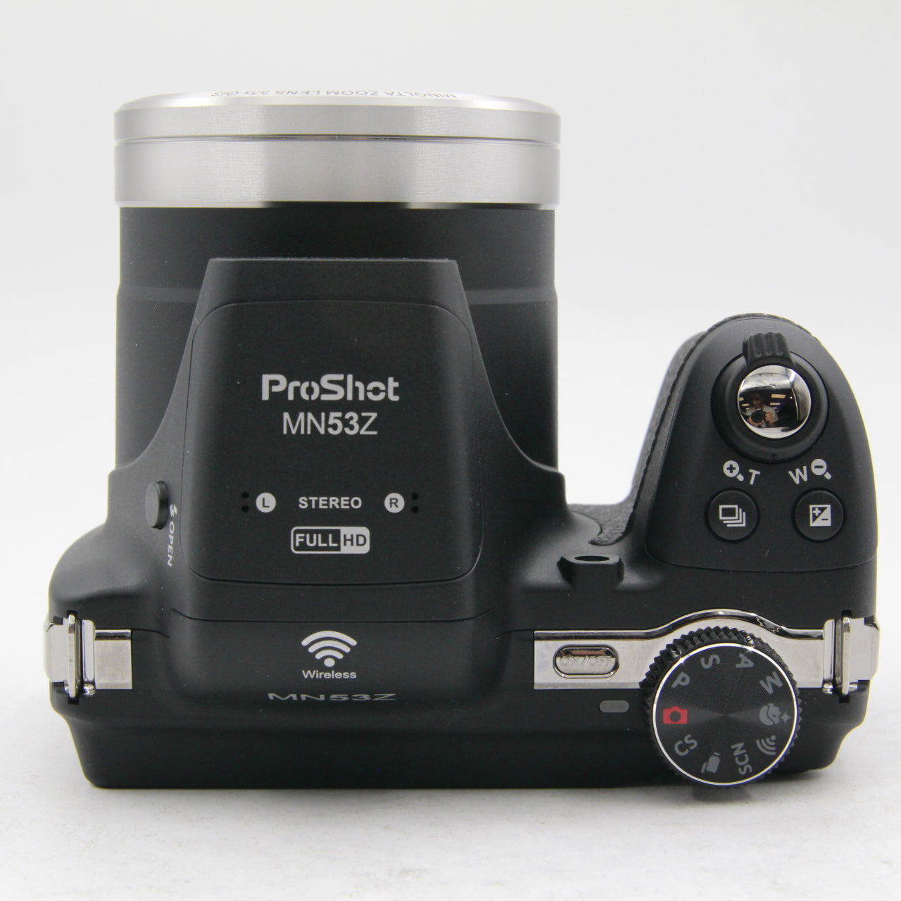 Open Box Minolta MN53Z 16MP HD Bridge Digital Camera with 53x Optical Zoom - Black | Perfect for Travel Photography, Wildlife Shooting & Long-Distance Zooming