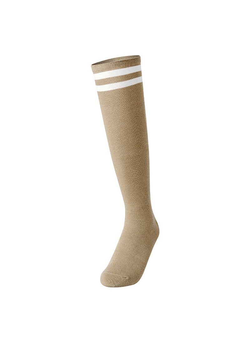 Double Lettering Knee High Socks for Women - Trendy & Comfortable Crew Socks - Perfect for Casual Wear, Sports, and Fashion Outfits
