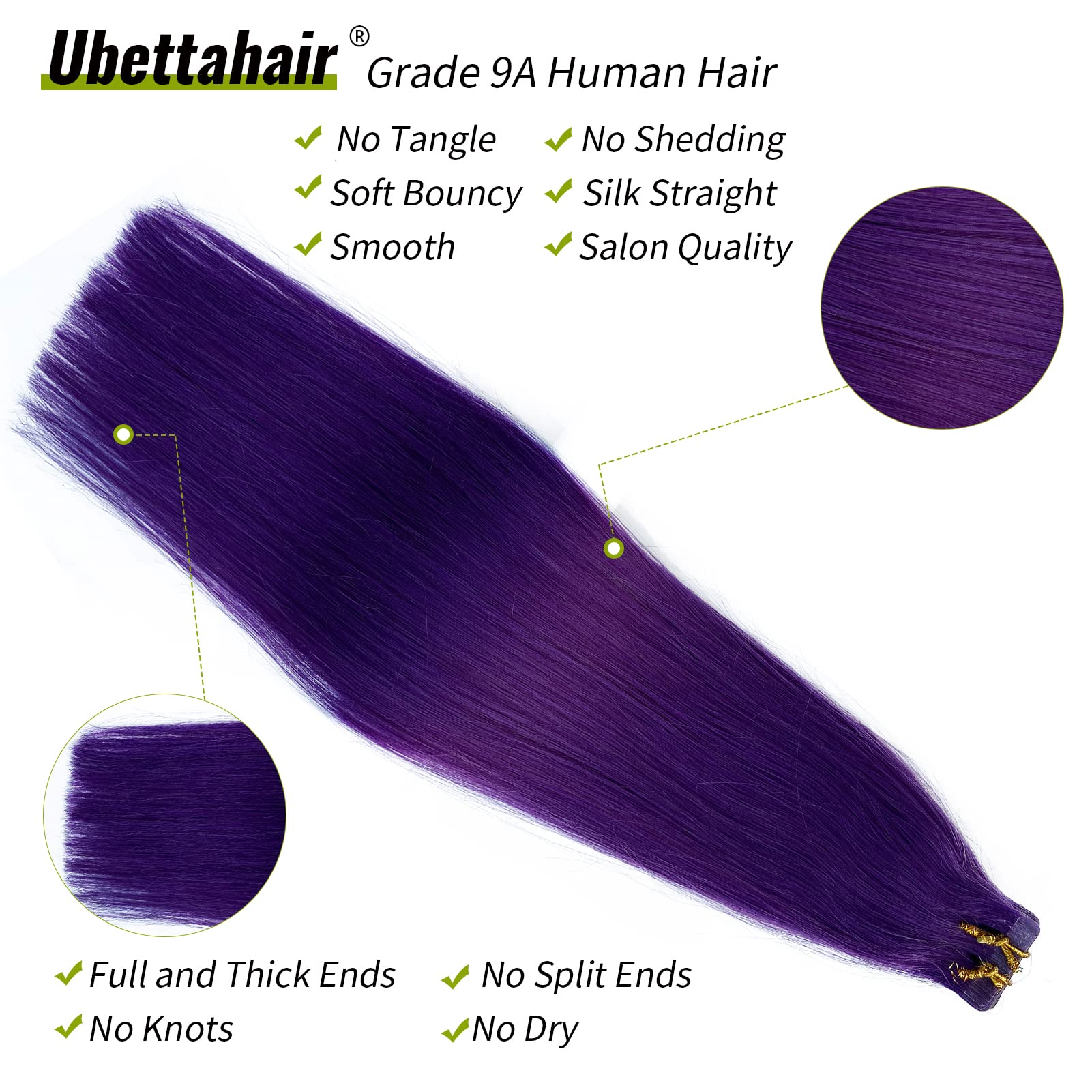 20 Pieces Double Sided Tape in Hair Extensions - 100% Human Hair, 14 Inch 30 Gram, Invisible Skin Weft for Women - Perfect for Parties, Weddings & Daily Styling