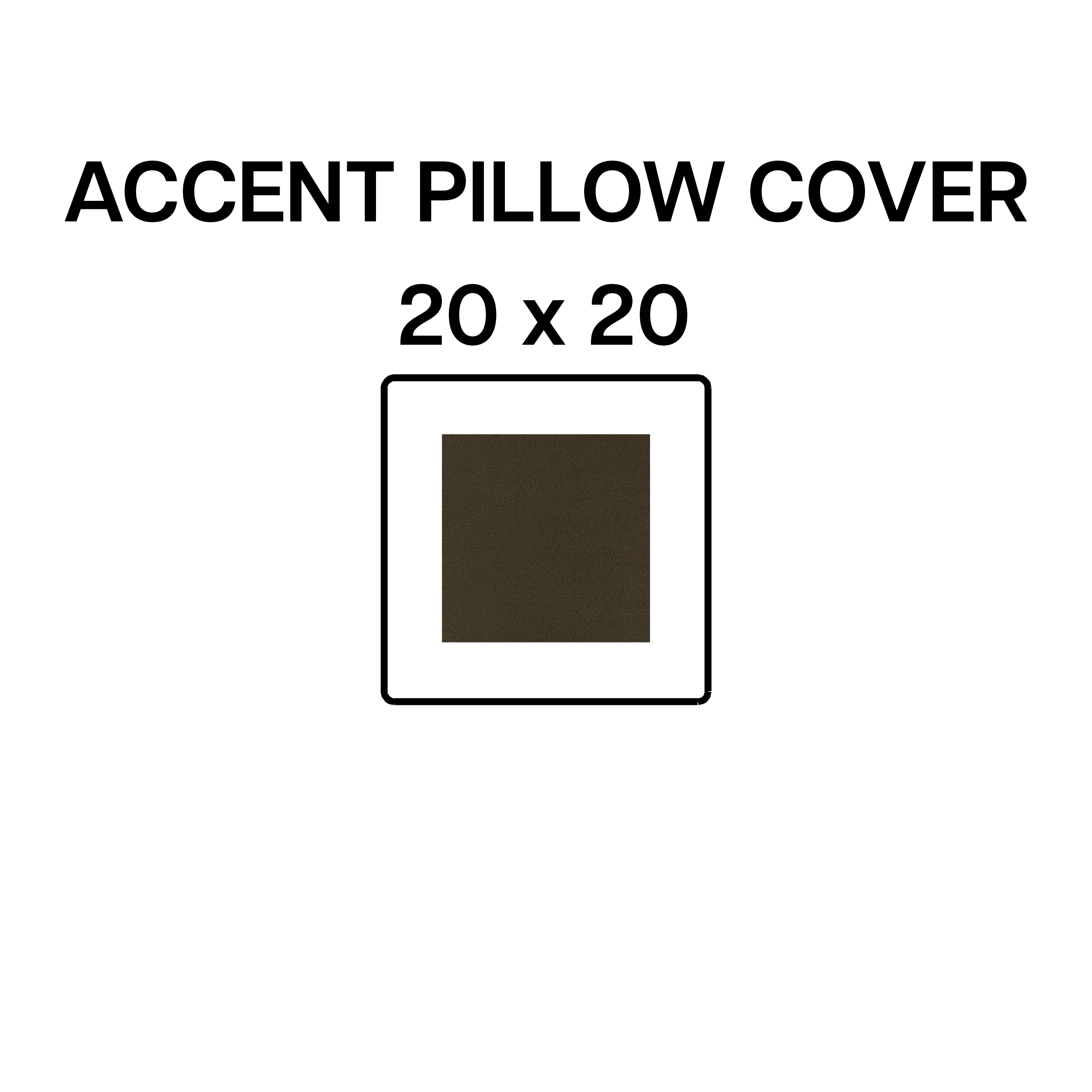 20x20 Moss Green Accent Pillow Cover - Soft Decorative Throw Pillow Case for Sofa, Bed & Couch - BP 642 79 Home Decor